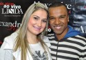 Rafaela Ferraz com Alexandre Pires