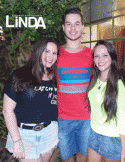 Rafaela Chiappetta, Renan Lemos e Mariana Dionsio 